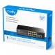 Cudy GS1010P network switch Gigabit Ethernet (10/100/1000) Power over Ethernet (PoE) Desktop/Wall-Mounting Black