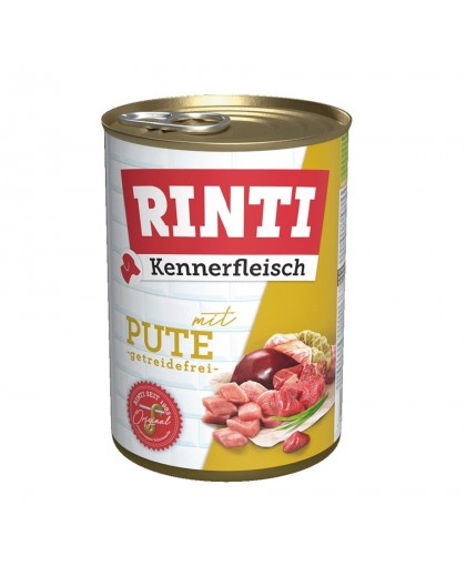 RINTI Kennerfleisch Turkey - wet dog food - 400g