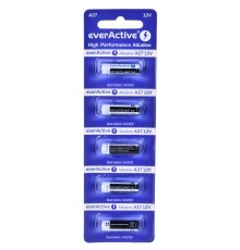 5 x alkaline batteries everActive 27A 12V- blister 5 pcs.