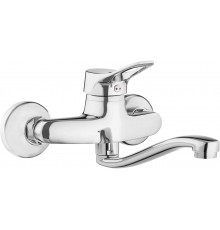 Wall-mounted kitchen faucet