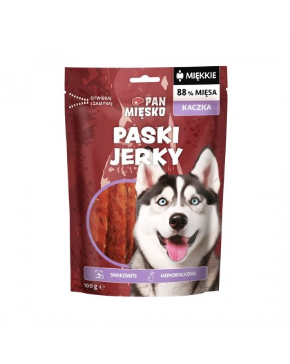 PAN MIĘSKO Jerky Duck - dog treat - 100g
