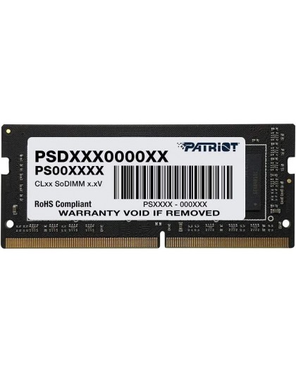 Patriot SO-DIMM DDR4 16GB 3200MHz Bulk Rank1 2Gx8