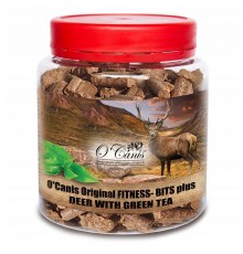 O'CANIS Fitness-Bits Plus Deer with green tea - dog treat - 400g