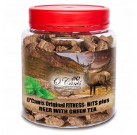 O'CANIS Fitness-Bits Plus Deer with green tea - dog treat - 400g