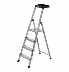 Krause Secury Folding ladder silver