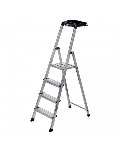 Krause Secury Folding ladder silver