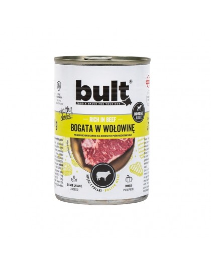 BULT Rich in beef - wet dog food - 400g