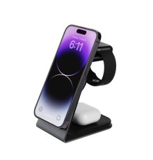 Fixed | MagPowerstation ALU stand with wireless charging 3 in 1 | FIXMPOS-AL-GR