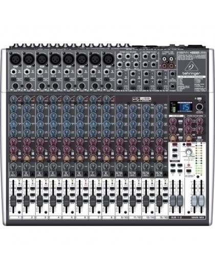 Behringer QX2222USB audio mixer 22 channels
