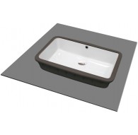 Ceramic undercounter washbasin