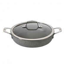 Ballarini Salina Granitium Induction Deep Frying Pan with 2 Handles - 28 cm