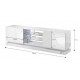 Cama TV cabinet QIU 160 MDF white gloss/white gloss
