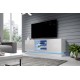 Cama TV cabinet QIU 160 MDF white gloss/white gloss