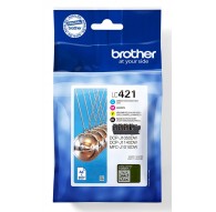 Brother LC-421VAL PagePack 4 pc(s) Original Standard Yield Black, Cyan, Magenta, Yellow