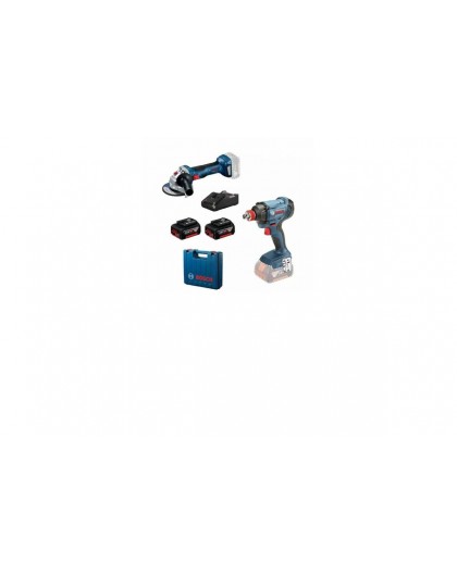 BOSCH. COMBO KIT 18V (GDX 180-LI + GWS 180) 2x4.0Ah %%%