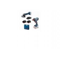 BOSCH. COMBO KIT 18V (GDX 180-LI + GWS 180) 2x4.0Ah %%%