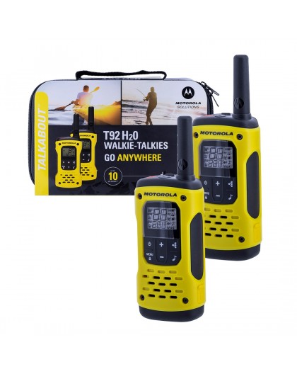 MOTOROLA RADIOTELEFON T92 H2O walkie-talkie 16 channels 2 pc(s) Black, yellow