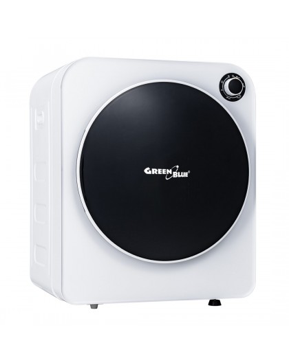 GreenBlue GB410 Electric Tumble Dryer 3kg 830W Vented 5 Drying Programs Compact Table Top Contertop Wall Moountable Portable wit