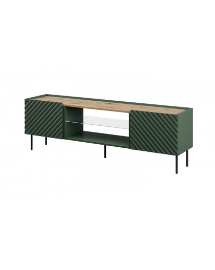 EF ONDA RTV cabinet 180.5x40xH58.39 green (standing or wall mounted)