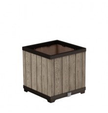 KETER 262635 garden planter ashwood