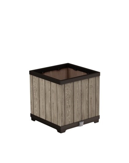 KETER 262635 garden planter ashwood