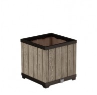 KETER 262635 garden planter ashwood
