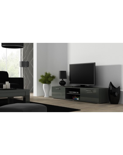 Cama TV stand SOHO 180 grey/grey gloss