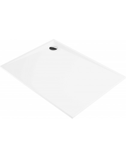Rectangular acrylic shower tray 100x80 cm