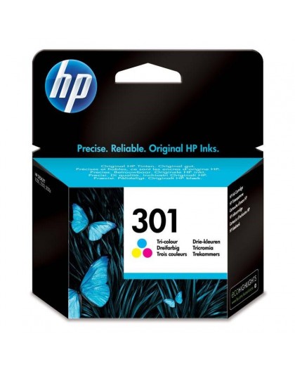 HP 301 Tri-color Original Ink Cartridge