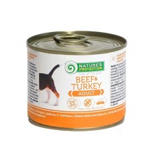 NATURE'S PROTECTION Adult Beef and Turkey - wet dog food - 200 g