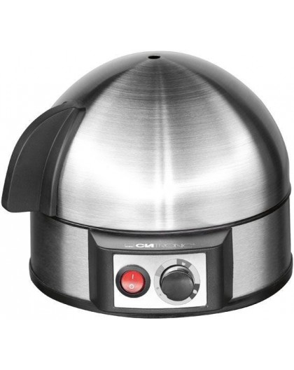 Clatronic EK 3321 egg cooker 7 egg(s) 400 W Black, Stainless steel