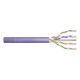 DIGITUS Cat.6 Installation Cable, U/UTP, B2ca, AWG 23/1, LSOH, 100m, Purple,