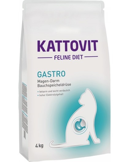 Kattovit Gastro 4kg cats dry food Adult Vegetable
