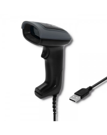 Qoltec 50863 juhtmega QR ja BAARKOODI skanner | USB