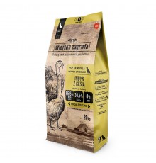 WIEJSKA ZAGRODA Turkey with goose M - dry dog food - 20kg