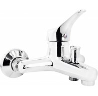Wall-mounted bathtub mixer
