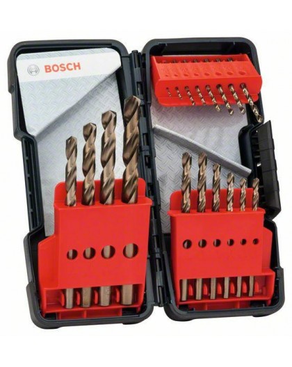 BOSCH METAL DRILL BIT SET HSS-CO 18pcs. TOUGHBOX