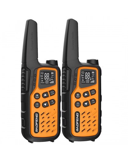 Walkie-Talkie Baofeng BF-T25E Orange, 2 pieces