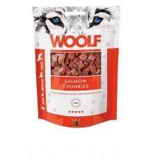 WOOLF Salmon Chunkies - dog and cat treat - 100 g
