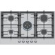 Bosch Serie 6 PCQ7A5I90 hob Stainless steel Built-in 75 cm Gas 5 zone(s)