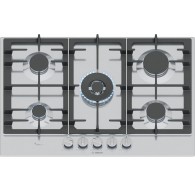 Bosch Serie 6 PCQ7A5I90 hob Stainless steel Built-in 75 cm Gas 5 zone(s)