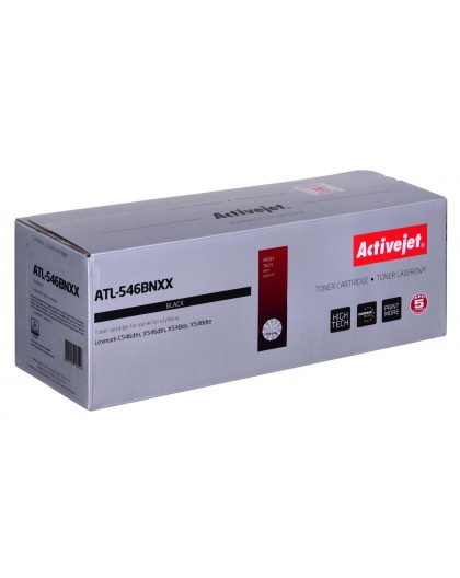 Activejet ATL-546BNXX Toner (replacement for LEXMARK C546U1KG Supreme 8000 pages black)