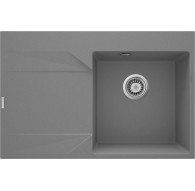 Granit. sink 1-bowl with drainer - left