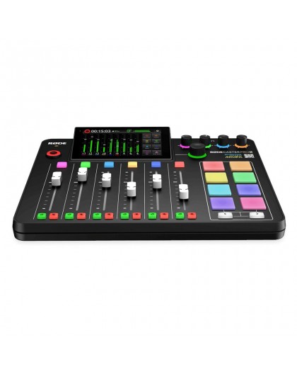 RØDECaster Pro II Podcast production studio Music production station Black