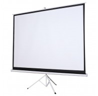 Silelis ET-1 100" Projection Screen (180x180 cm, 1:1), Auto-Roll-Up, Tripod/Stand