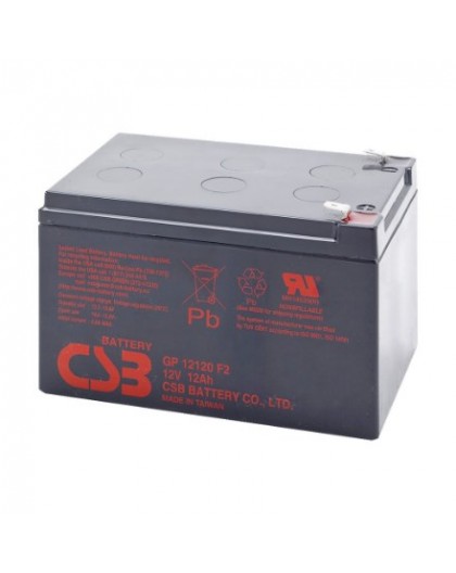 Battery AGM 12Ah 12V F2 VRLA (GP12120)