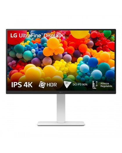 LG 27US550-W arvuti monitor 68,6 cm (27") 3840 x 2160 pikslit 4K Ultra HD LCD Valge