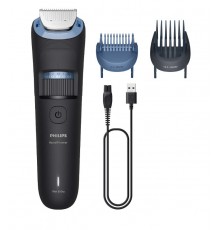 Philips Beard Trimmer 3000 Series BT3665/15 Beard grooming with full metal blades