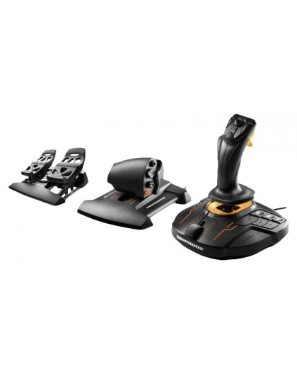 Thrustmaster T-16000M FCS Flight Pack Black USB Joystick Analogue / Digital MAC, PC