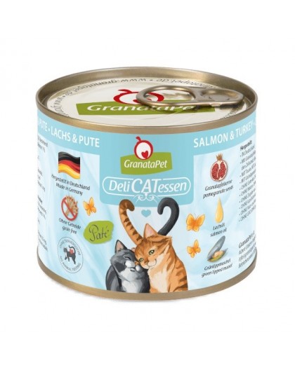 GRANATAPET DeliCATessen Salmon and turkey - wet cat food - 200g